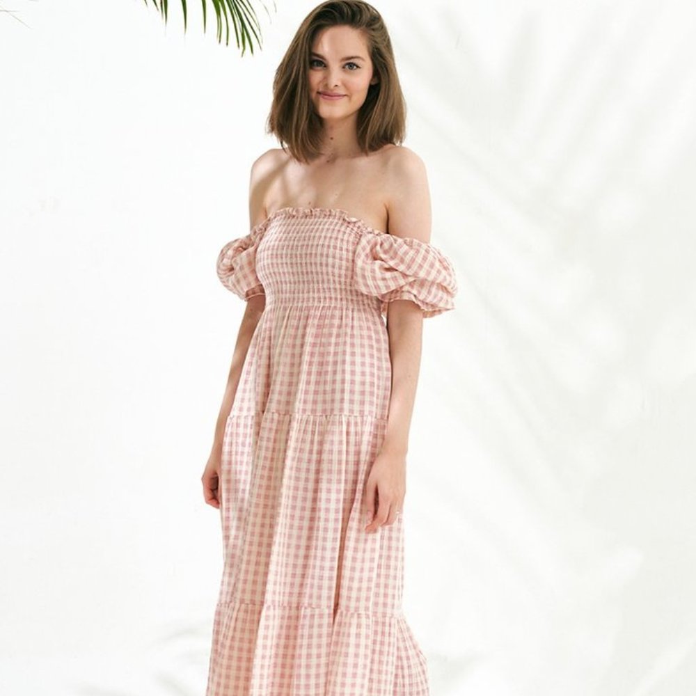 Nothing Fits But - KIKO Dress - Pink Gingham S/M